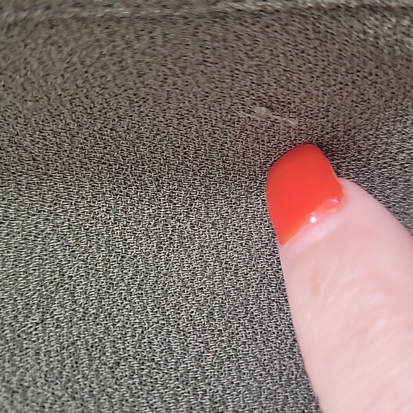 J. Jill-Button Up Collared Blouse Olive Green-Size XLarge - Picture 7 of 15